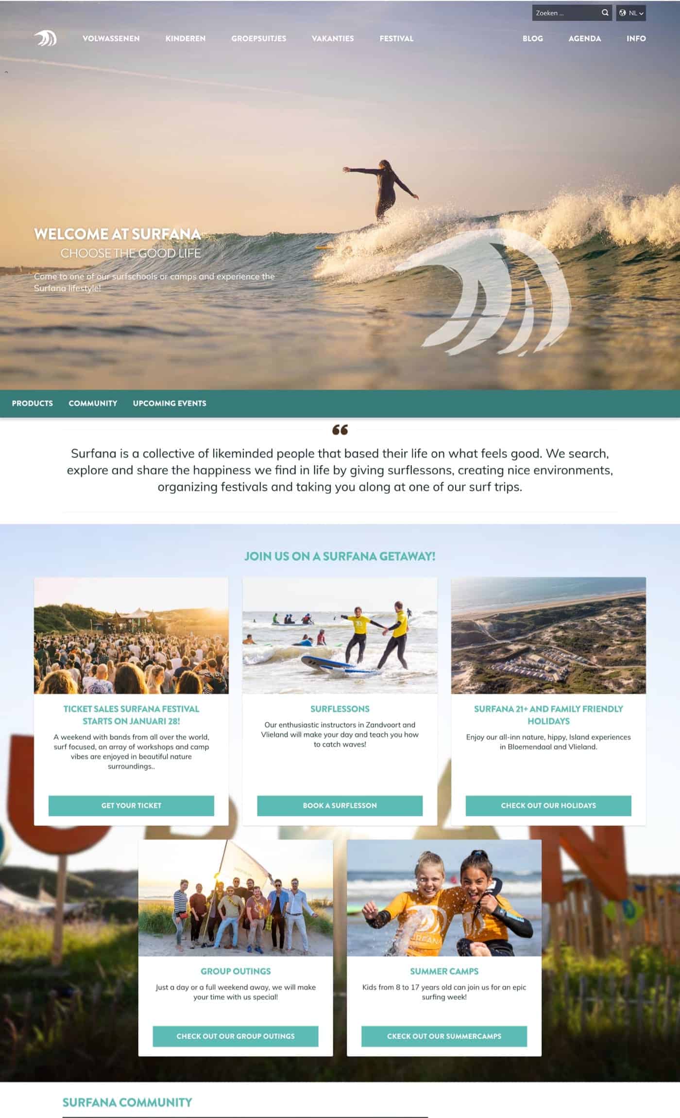 Cobraspen Vastgoed homepage