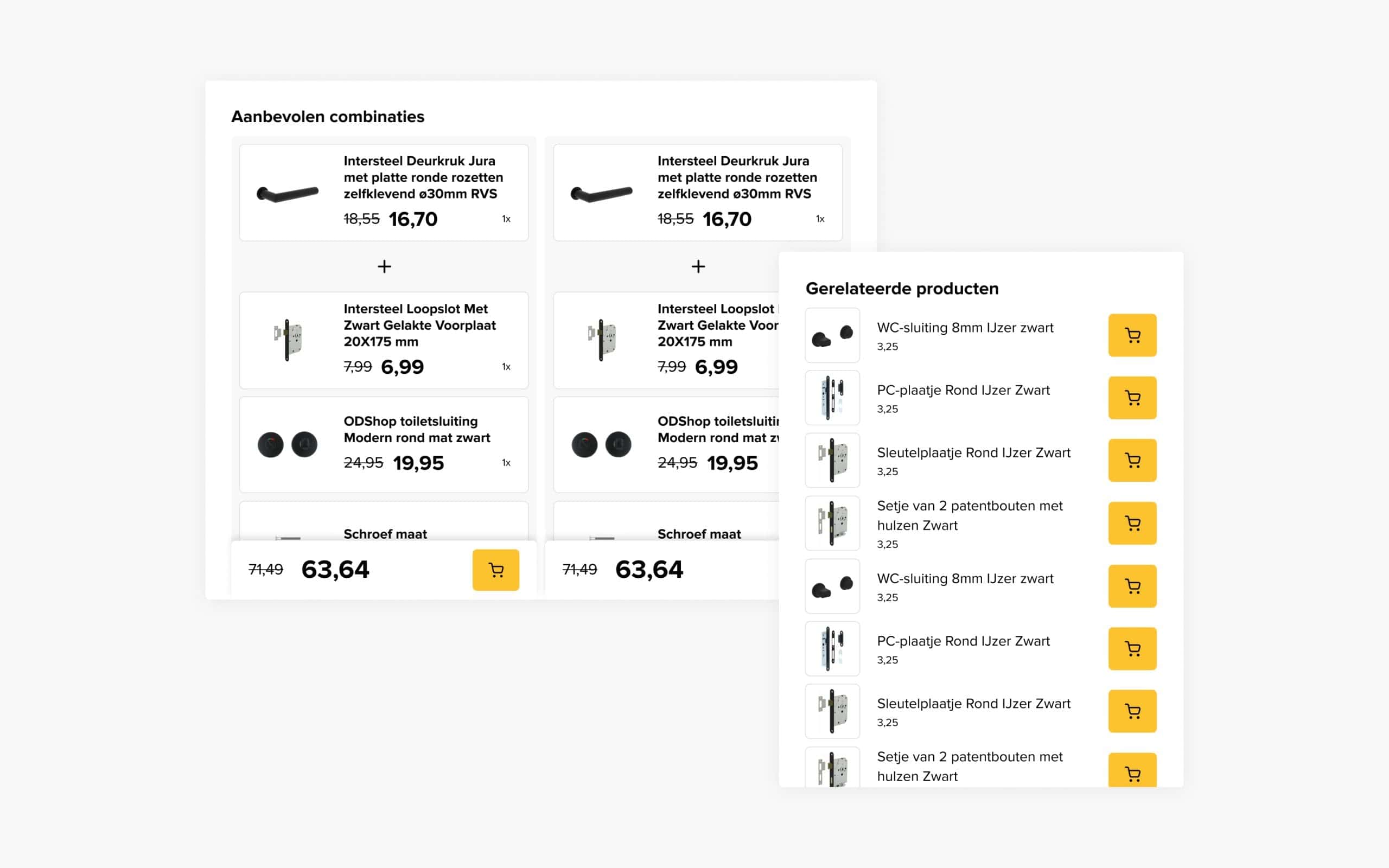 Mobiele designs van de nieuwe website die Sturdy Digital ontwikkelde voor Surfana.