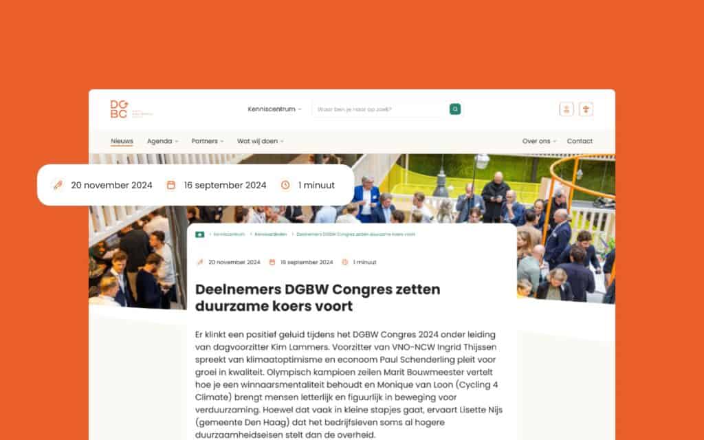 DGBC altijd actueel duur update-alerts naar de auteur.