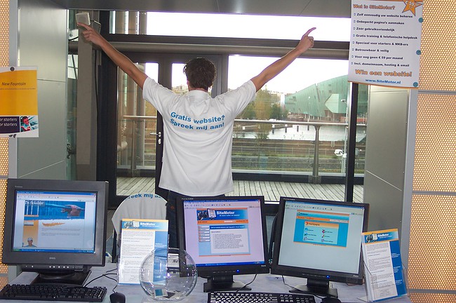 SiteMotor Presentatie op de KvK Startersdag in 2005